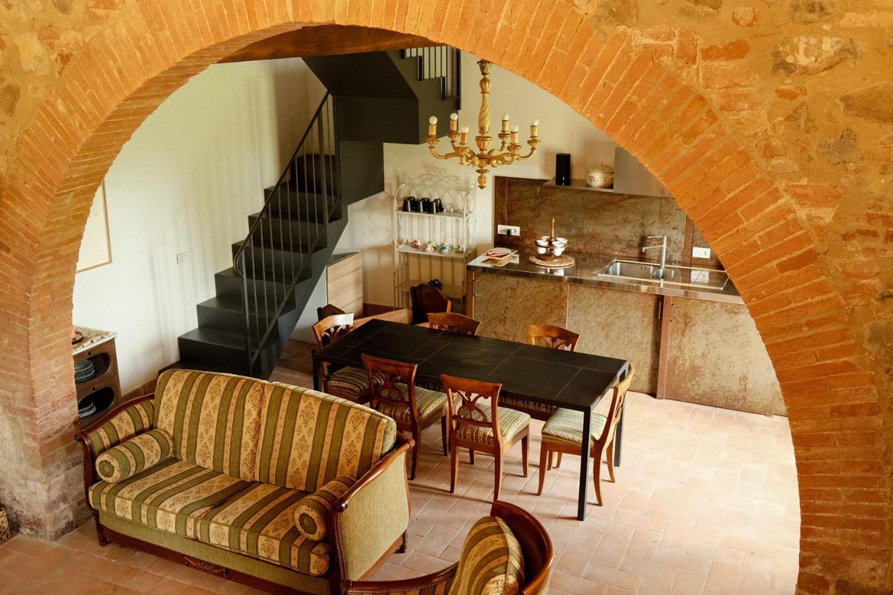 Fornace Del Conte Appartement Abbadia di Montepulciano Kamer foto